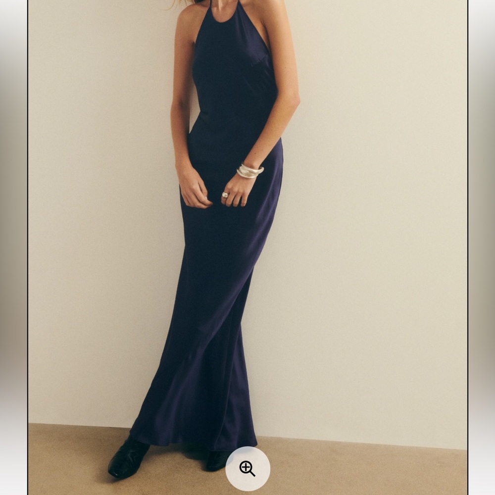 Reformation Deep Blue Maxi Dress